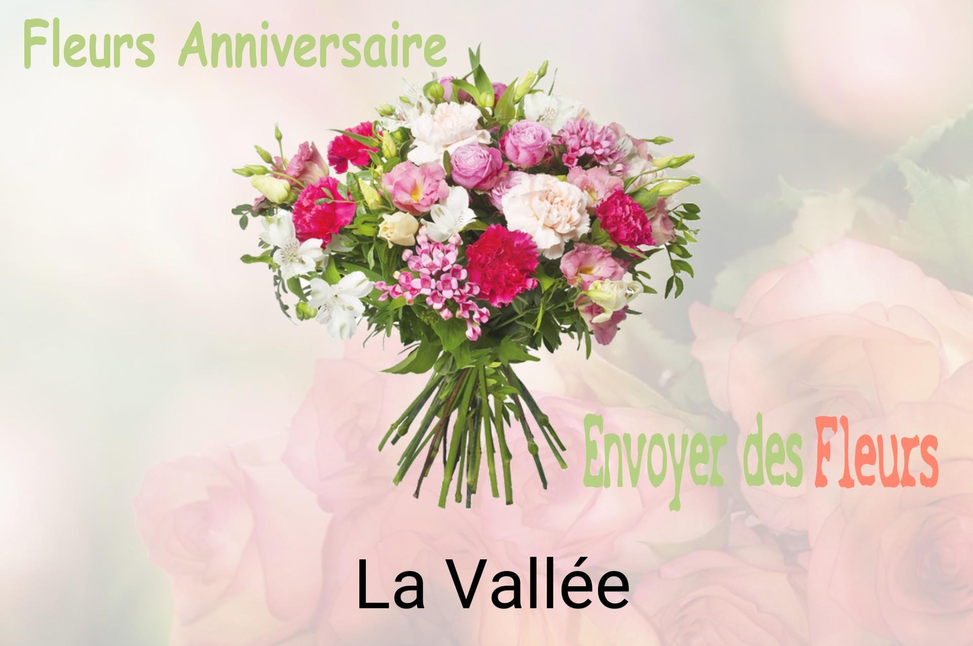 Bouquet de fleurs d’anniversaire livré à La Vallée